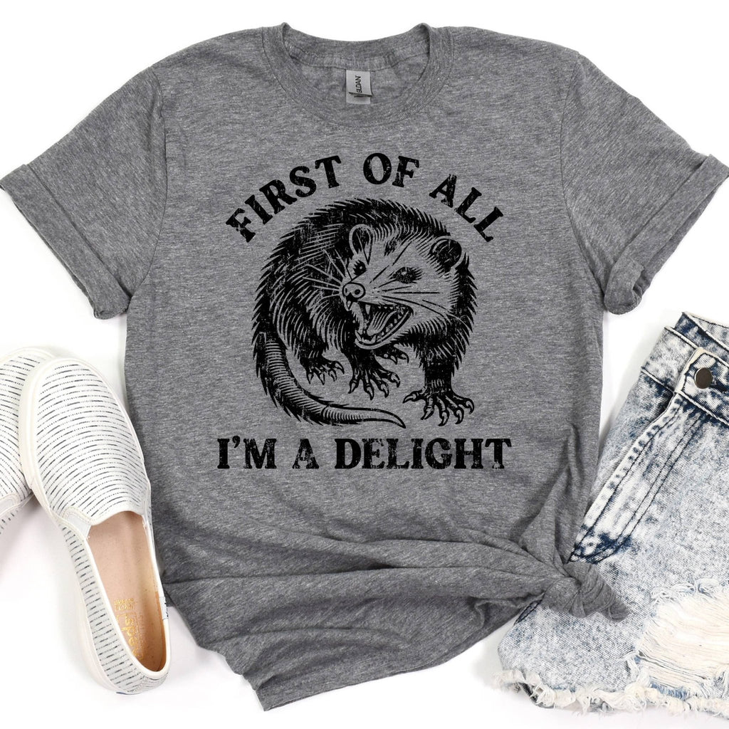 T - Shirt - I'm a Delight - Mockingbird on Broad