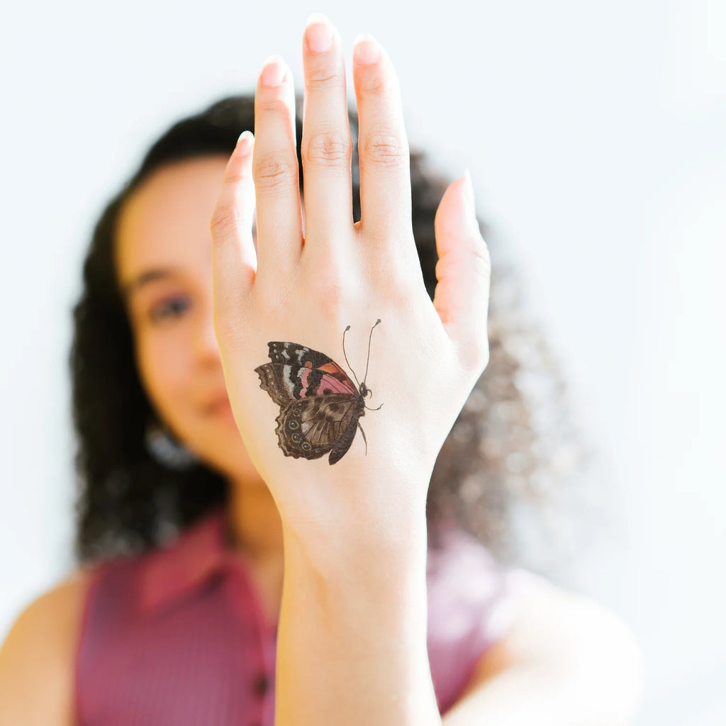 Tattly Temporary Tattoo - Beetle & Butterfly Tattoo - Mockingbird on Broad