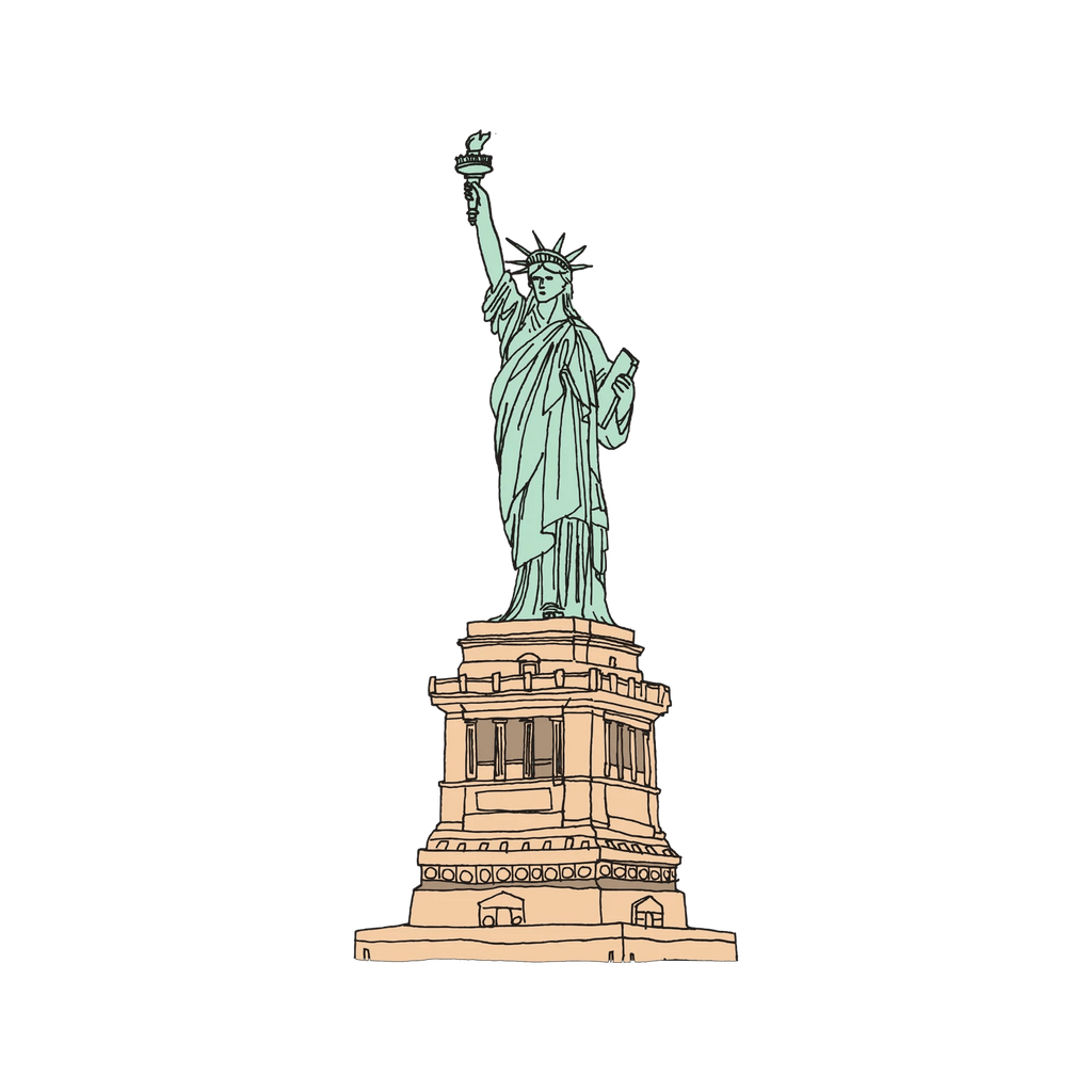 Tattly Temporary Tattoo - Statue of Liberty - Mockingbird on Broad