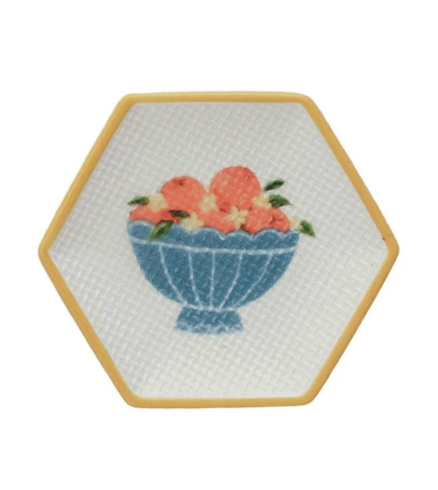 Trinket Dishes | Vintage Looking Ceramic Faux Cross Stitch - Mockingbird on Broad