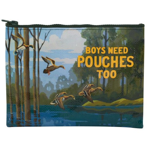 Zipper Bag - Boys Need Pouches Too - Mockingbird on Broad