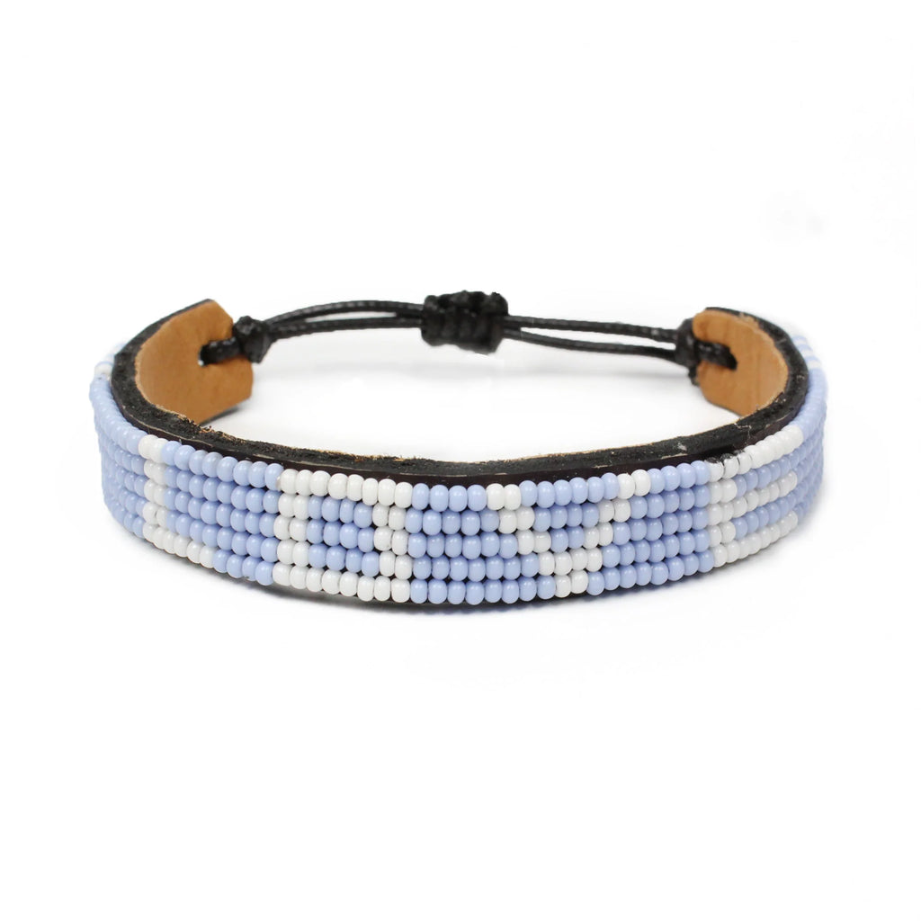 Love Bracelet | Light Blue/White - Mockingbird on Broad