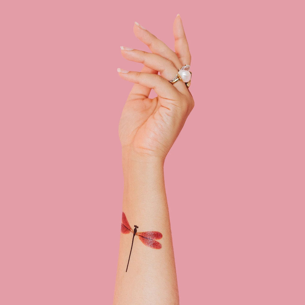 Tattly Temporary Tattoo - Amber Damsel - Mockingbird on Broad